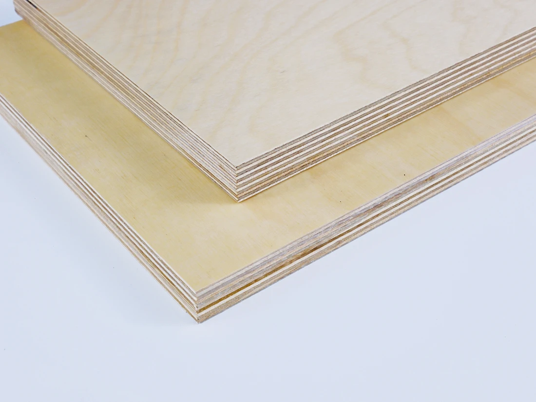 Smooth Touch Baltic Birch Plywood Sheet 18mm Melamine Clearply Film Faced for Modern Furniture Use
