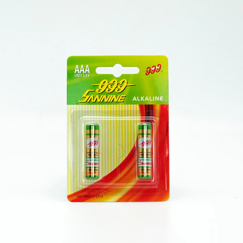 Wholesale Retail Good Performance LR03 AM4 Size AAA Alkaline 1.5v Dry Battery Primary Power Tools Home Appliances RoHS Bulk