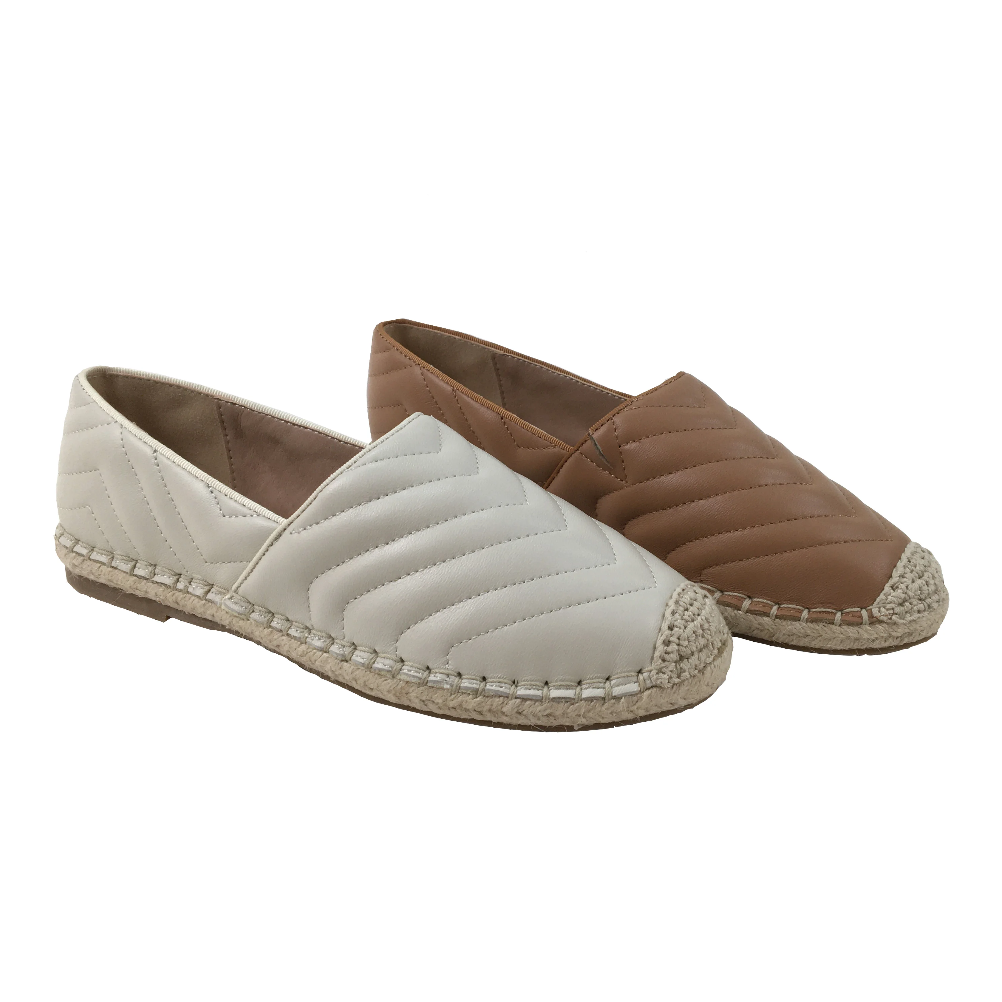 New Style Soft Comfortable Hemp Rope Sole Ladies Shoes Women Espadrilles Shoes Loafer Plain Breathable Casual Shoes