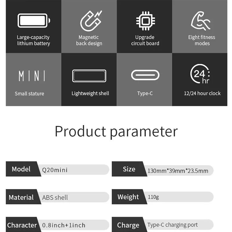 J&R Mini Small Portable Magnetic Digital LED Interval Boxing Workout Countdown Stopwatch Gym Clock Timer for Home