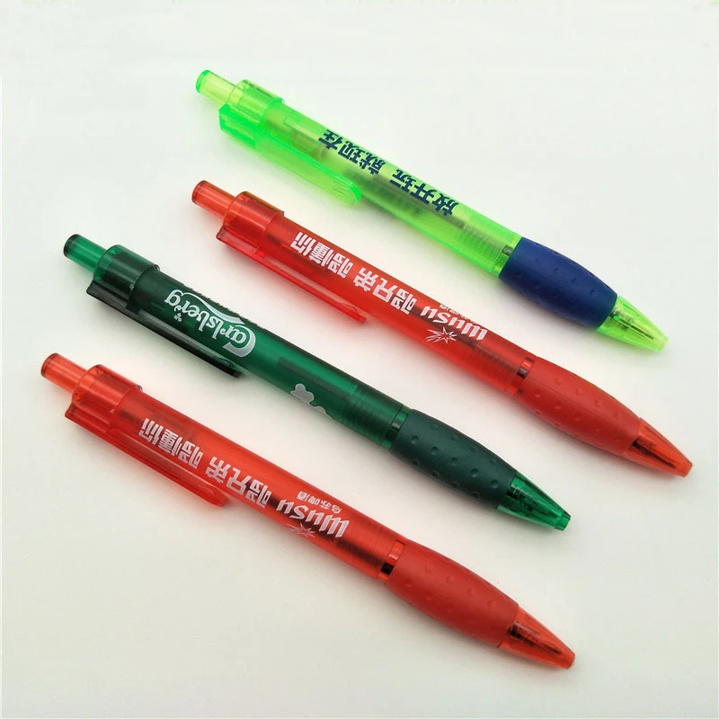 Restaurant medicine promotional gift premium green plastic ballpoint pen with custom logo printed