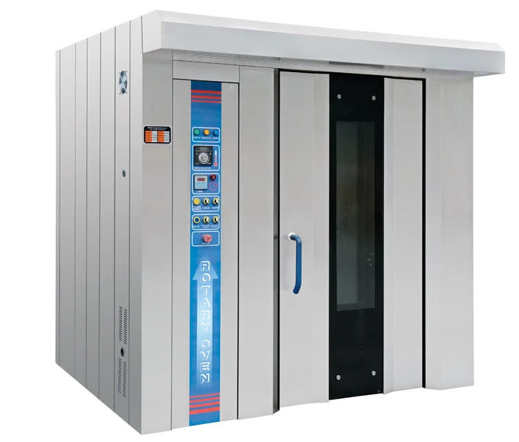 New design 304 Stainless Steel CE Approved bread machine rotary oven