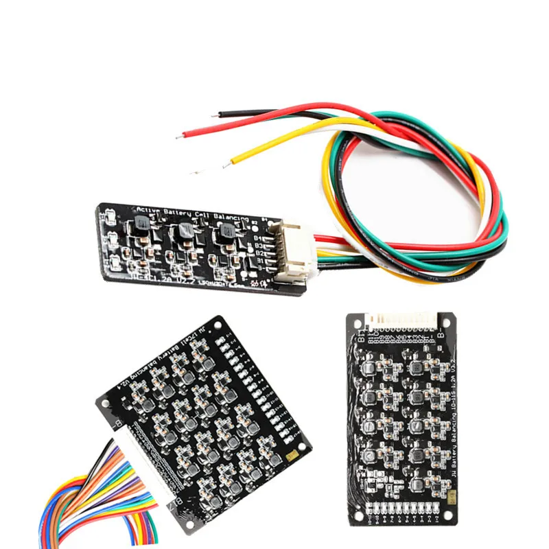 BMS 8S Li-ion Lipo Lifepo4 Lithium Battery Active Equalizer Balancer Energy Transfer Board inductor switching 1.2A Balance