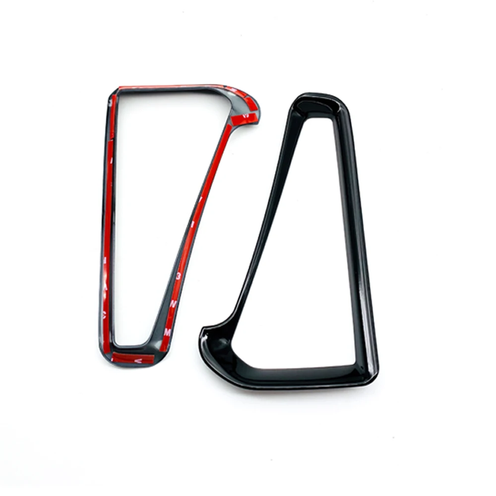 ABS Piano Black Rear Foglamp Cover Auto Parts Foglight Cover For Toyota Noah Voxy 80 Car Accessories