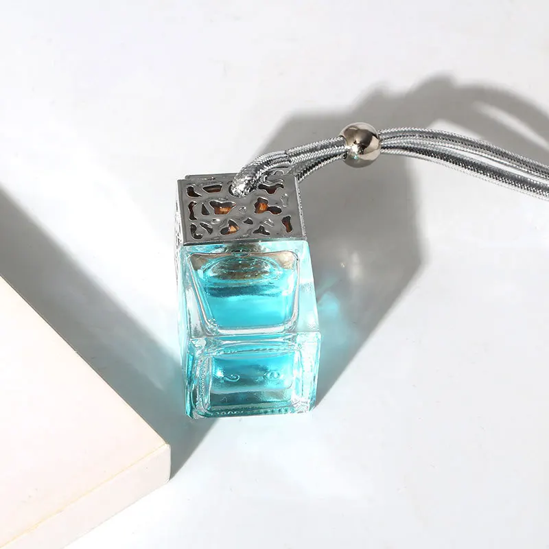 8ML Hanging Car Air Freshener Car Diffuser Bottle Empty Glass Perfume Bottle