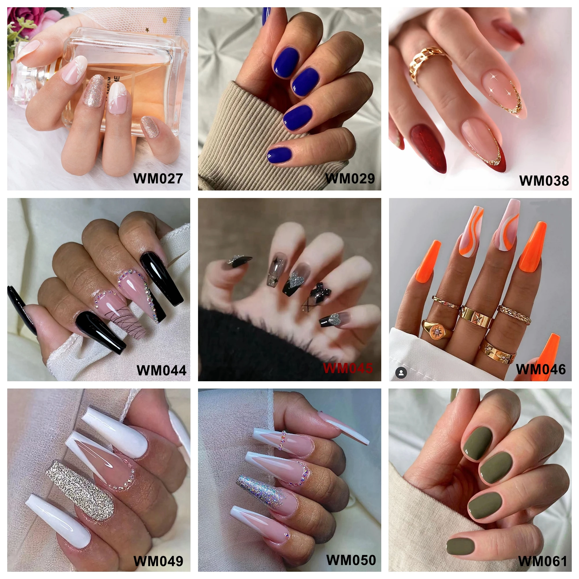 Новые модные искусственные накладные ногти