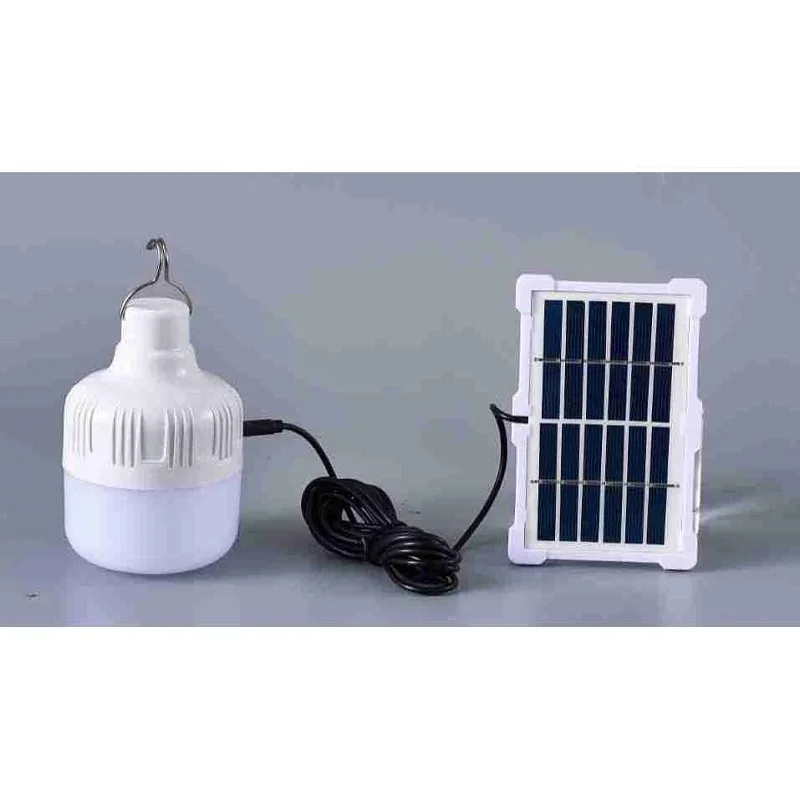 Solar Charging Energy Saving Lamps Portable Usb Raw Material Led Lights Bulbs Rechargeable Light Emergency Led Bulb