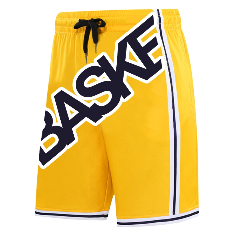 Custom Sublimation Print Basketball Shorts polyester basketball training shorts for sale