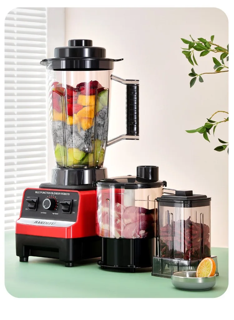 Kitchen 9500W BF-5010 2.5L Countertop Professional Table Commercial Mixer Heavy Duty 3 in 1 Blender fufu maker coffee grinder