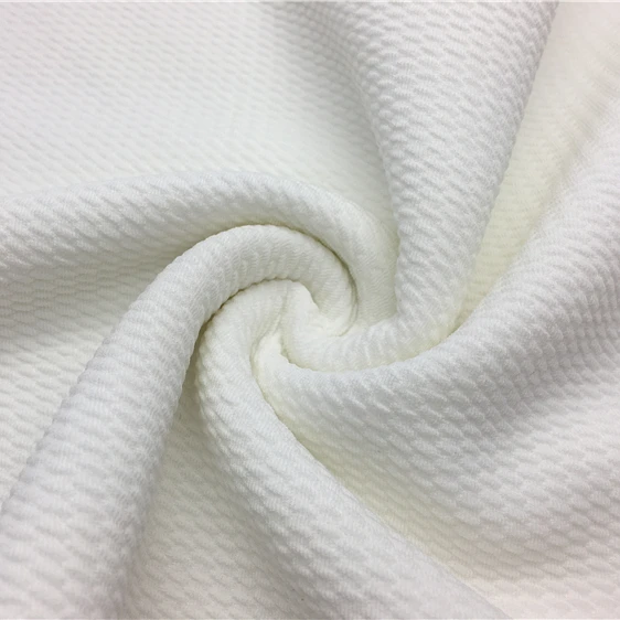 High Elastic Bullet Fabric White Quality Assurance Blank Plain Bullet Fabric Factory Direct For Sublimation