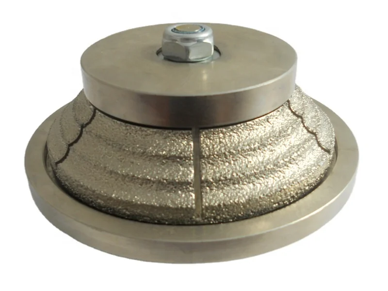 Vacuum Brazed Profile Wheel diamond router bits for cnc machine