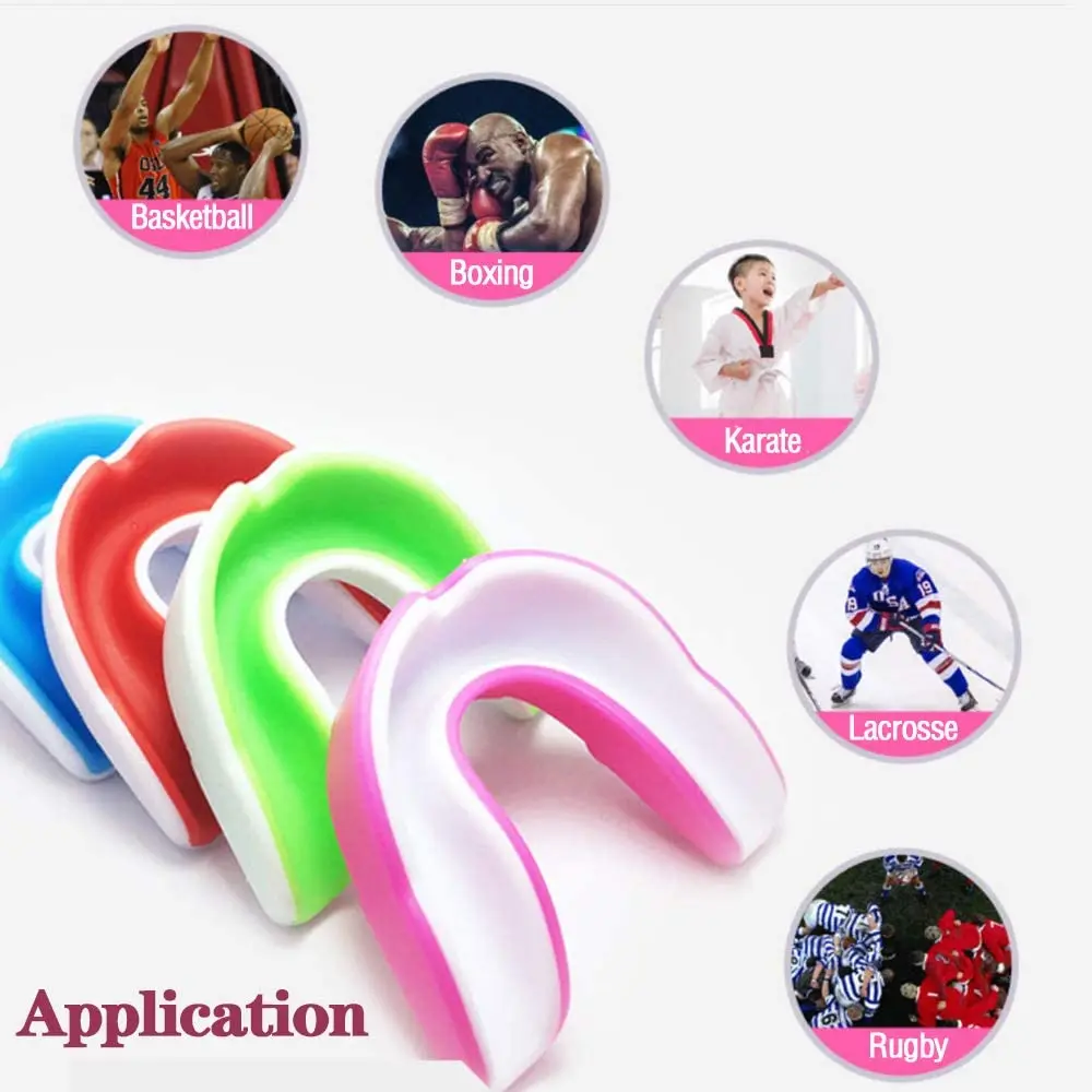 Teeth Protector, Boxing Mouth Guard, Professional Mouth Guard Teeth Protector Gum Shield Karate Boxing Protection Tool