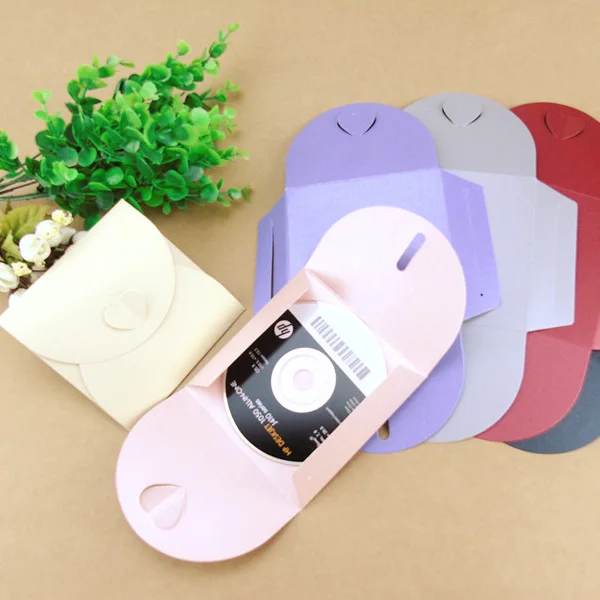 Customized Envelope CD DVD Gift Boxes Paper Box CD DVD Packaging Envelopes Boxes