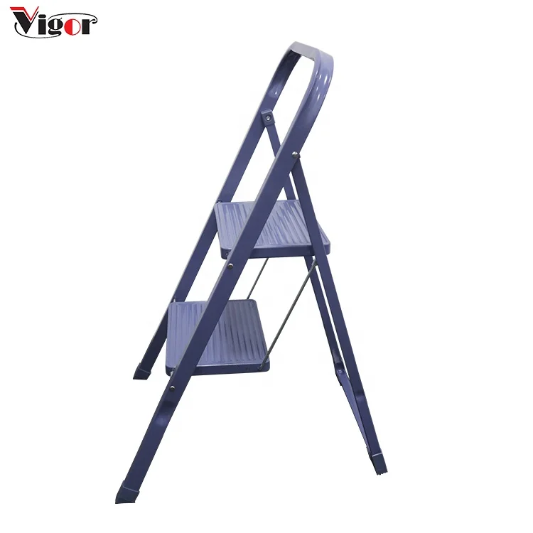 New Products Multipurpose Use Black 2 Steps Mini-Stool Easy To Store Non-Slip Step Ladder