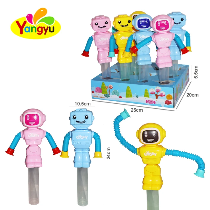 Toddlers Educational Fidget Toys Suction Cup Robot Coolest Pop Tubes Sensory Toys