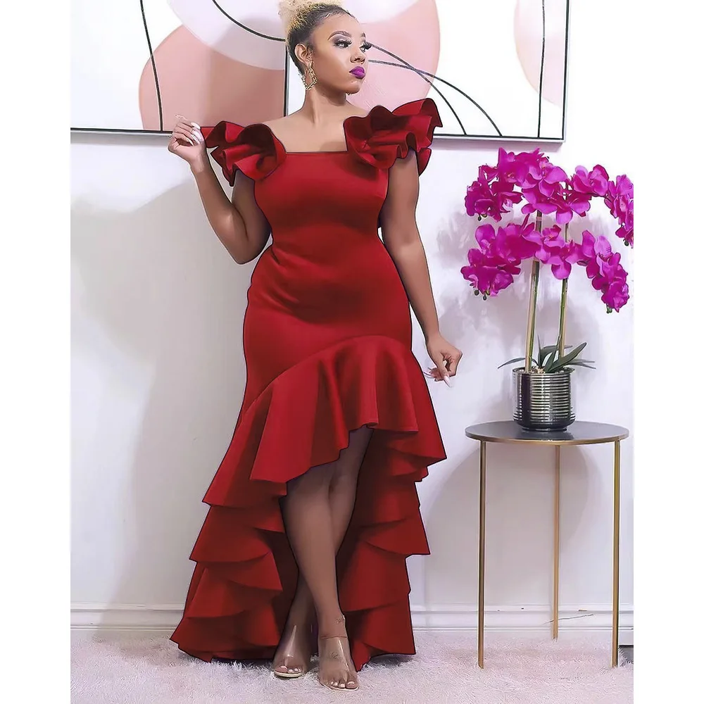 Beautifical African women dresses 2023 New design wax printed skirt  African women wedding Dress ML47Q26