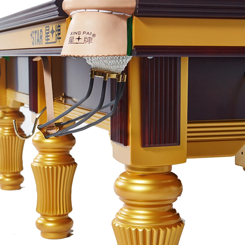 Full Size WPBSA Designated Exclusive Official XW101-12S 12Ft Xingpai Slate Steel Cushion Tournament Star Snooker Table