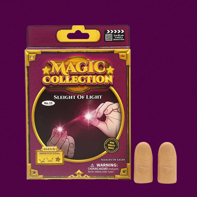 creative funny stress relief thumbtip magic  toys ,electronic toys, Sleight Of Light Magic Trick