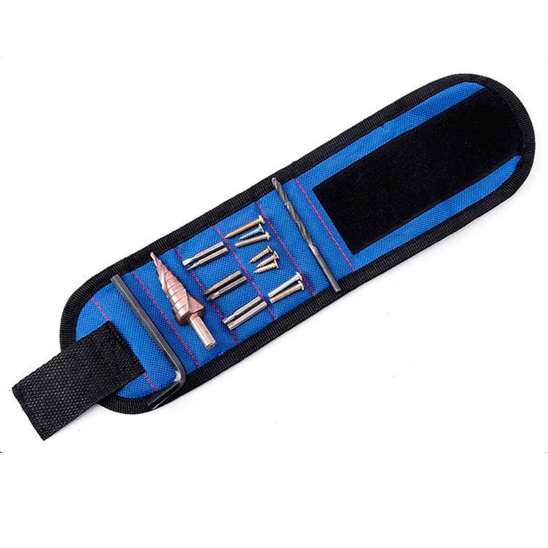 DSX Black Color Best Tools Manufacturer Wholesale Magnetic Wristband Portable Tools Bag Tools Holder Wrist Belt Durable