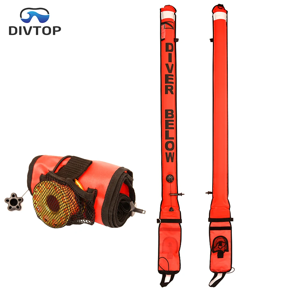 China Factory Supply Diving equipment,  Nylon Inflatable Surface Marker Buoy/