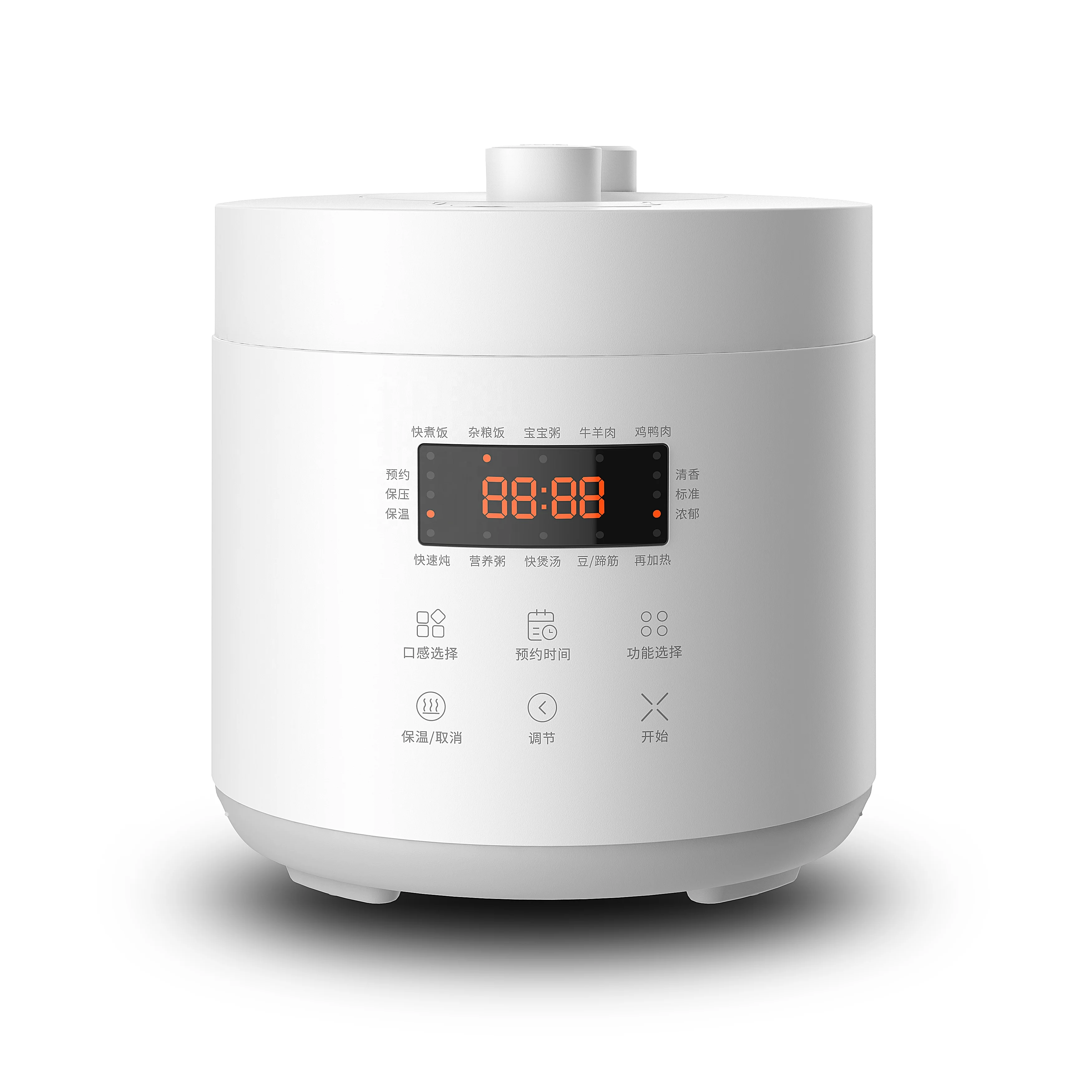 2L 2.5L kitchen equipment mutilfuction nonstick Alu mini electric pressure cooker portable