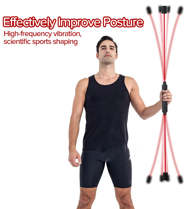 Китайская большая фабрика хорошая цена эластичная вибрационная Палочка из аэробного стекловолокна Flexi резиновые качели для спортзала