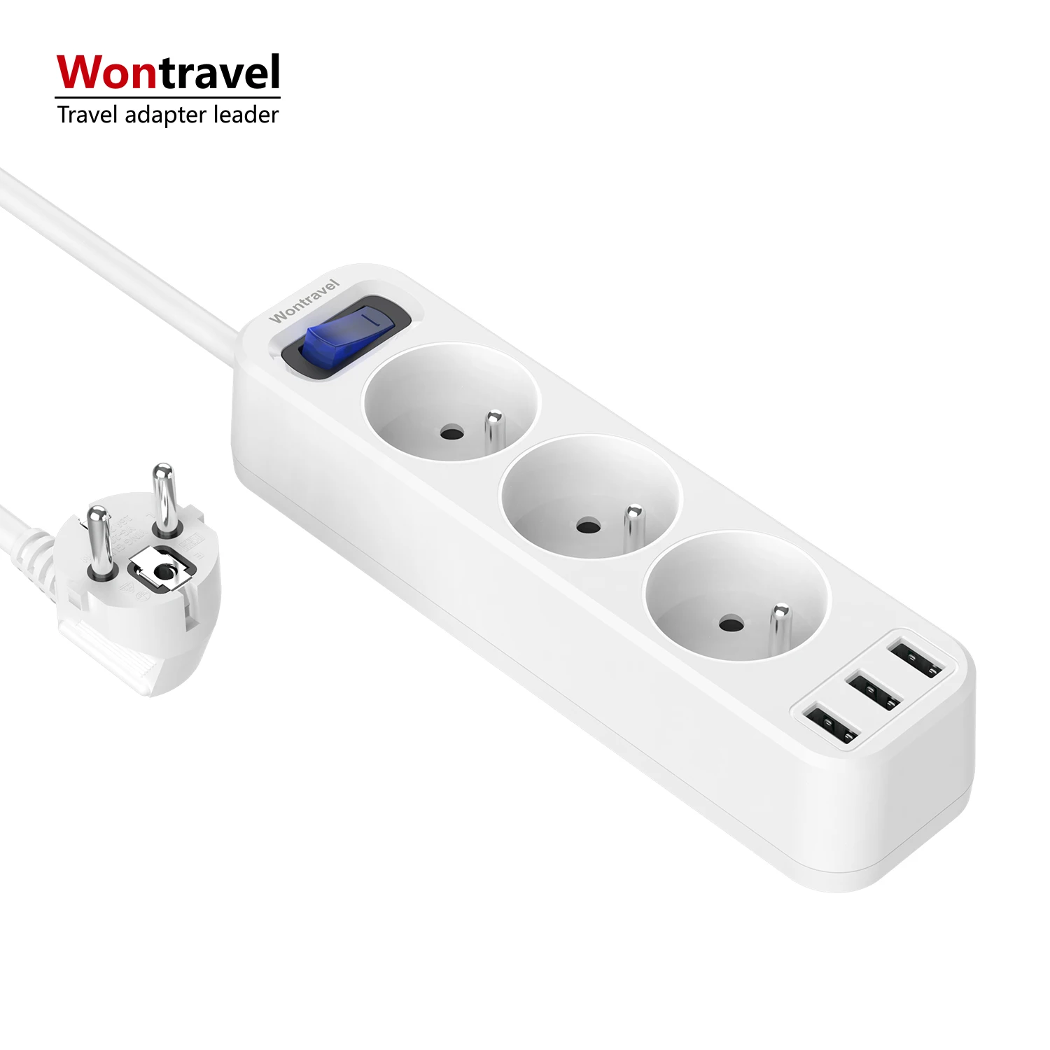 Европейская французская удлинительная розетка usb-удлинитель 240 В