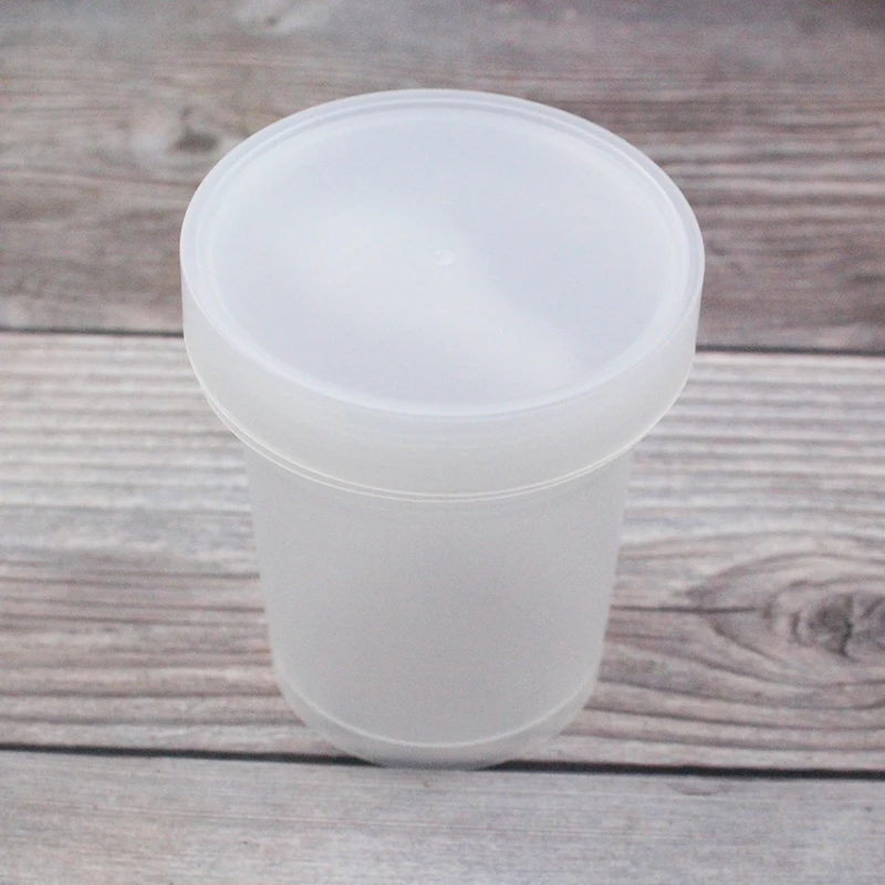 Wholesale with cover plastic transparent burning grass milk tea cup