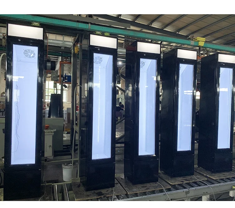 ETL Approved Commercial Door Fridge Glass Display Showcase Equipment Freezer Refrigerator LSD-118L