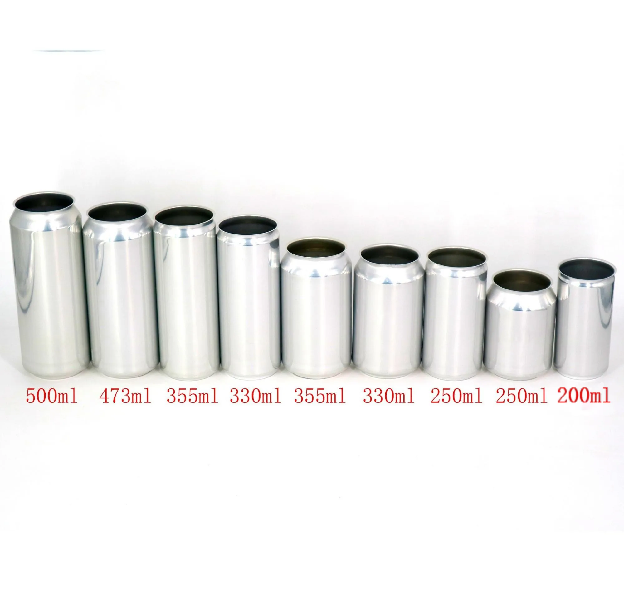 200 мл 250 330 350 355 473 500 12oz 16oz пустая пустой изготовленный на заказ напитков печатные алюминиевые банки пива для продажи