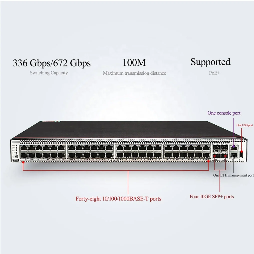 10/100/1000BASE-T PoE+ Switch S5731-H48P4XC Three-layer Core Switch 02352SVD-001