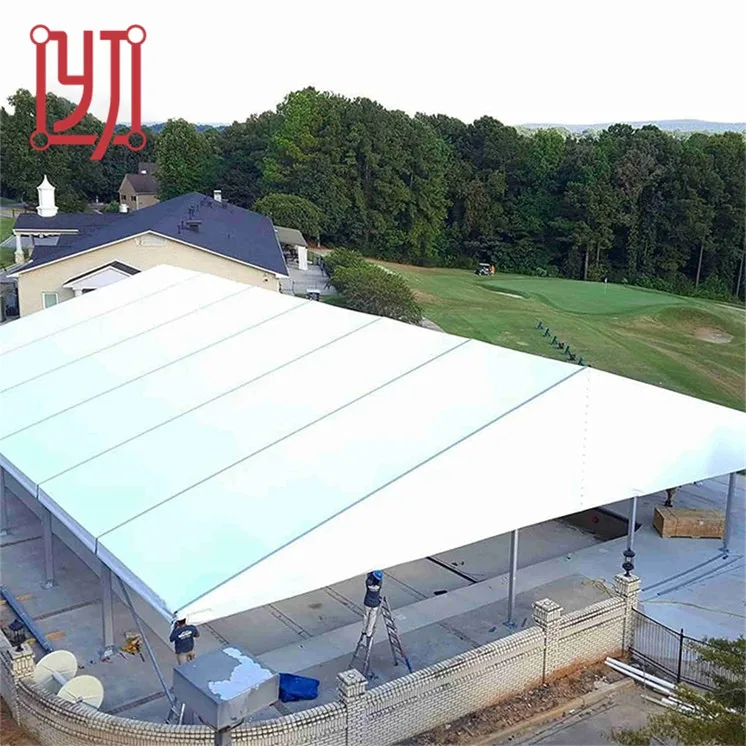 White 850g roof cover luxury outdoor wedding 15x20 40x60 party tents for sale