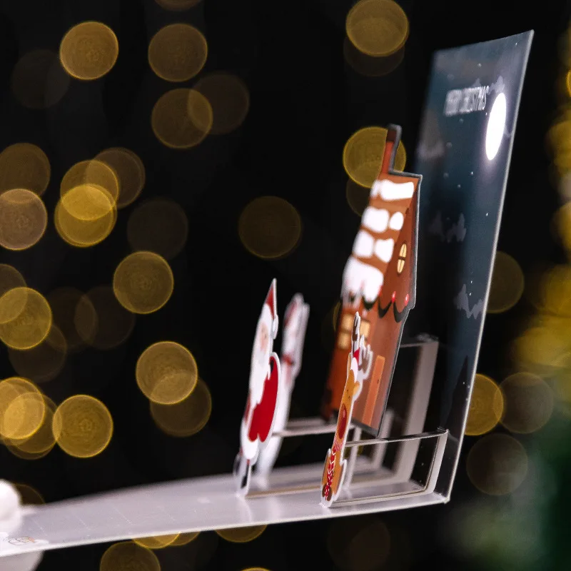 Creative 3D Christmas Greeting Card Christmas Pop Up Greeting  Cards