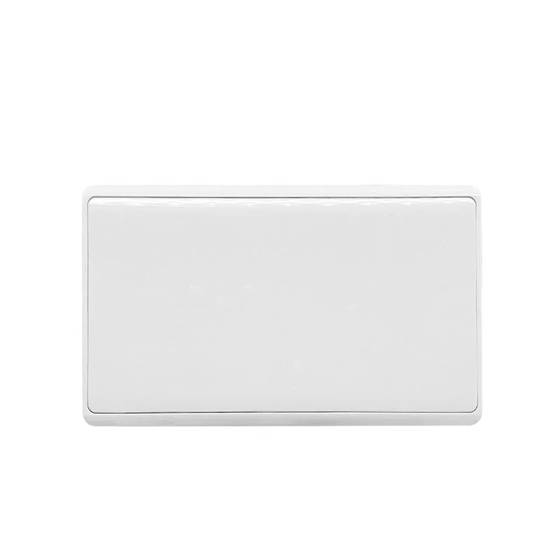 147*86 mm White Blank Plate various use electrical accessories uk standard wall switch socket