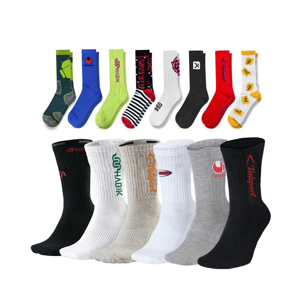 Custom SOX white black 100% bamboo cotton athletic crew socks fashion OEM sports socks men basketball socks elites  wholesale