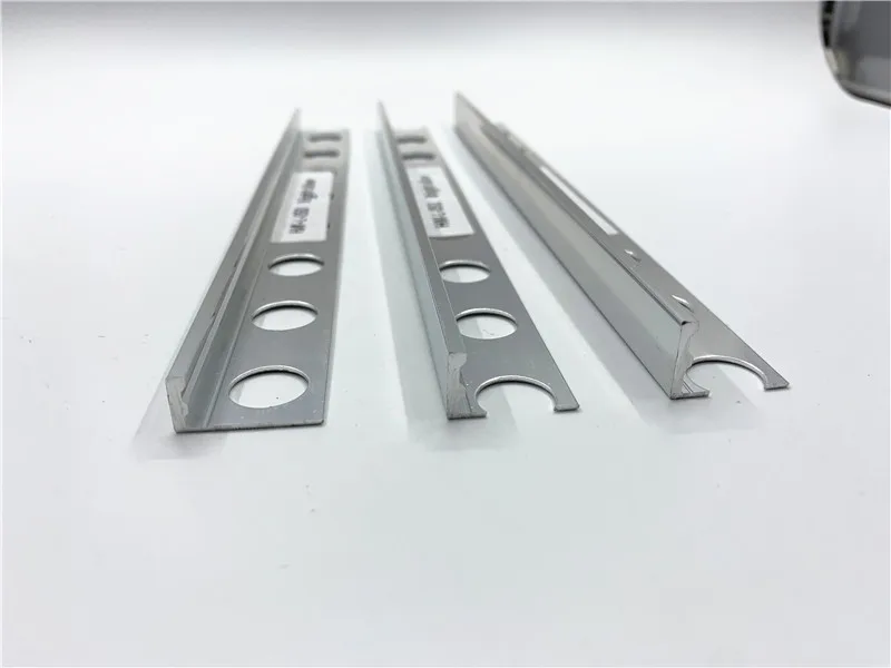 Hot Sale Gray Aluminium Tile Trim Tile Edge Trim Straight L shape