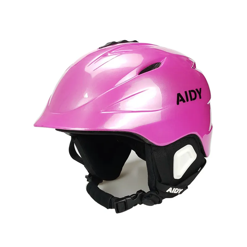 AIDY In-mold CE EN1077 Certified Ventilatory Downhill Snow Helmet with Brim for Youth Adult Dual Sports Snowboarding Ski Helmets