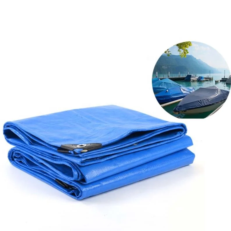Polyethylene Coated HDPE Woven Fabric Anti-Corrosion Practical PE Tarpaulin