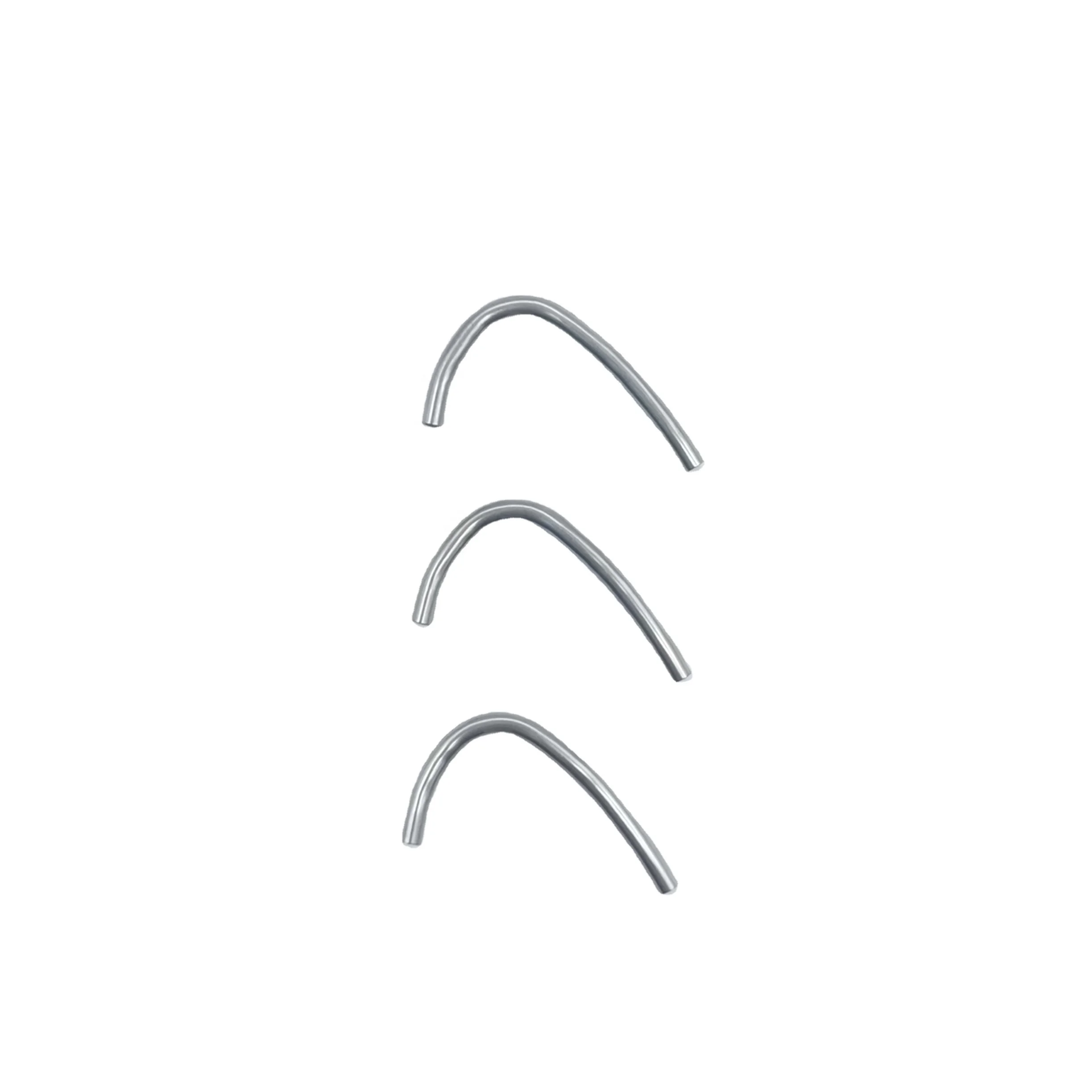 custom capillary micro round tube 304/316L stainless steel tube bending parts for surgical instruments