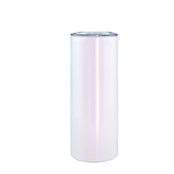 USA warehouse stocked 20 25 oz skinny straight stainless steel double wall blanks shimmer glitter sublimation tumbler