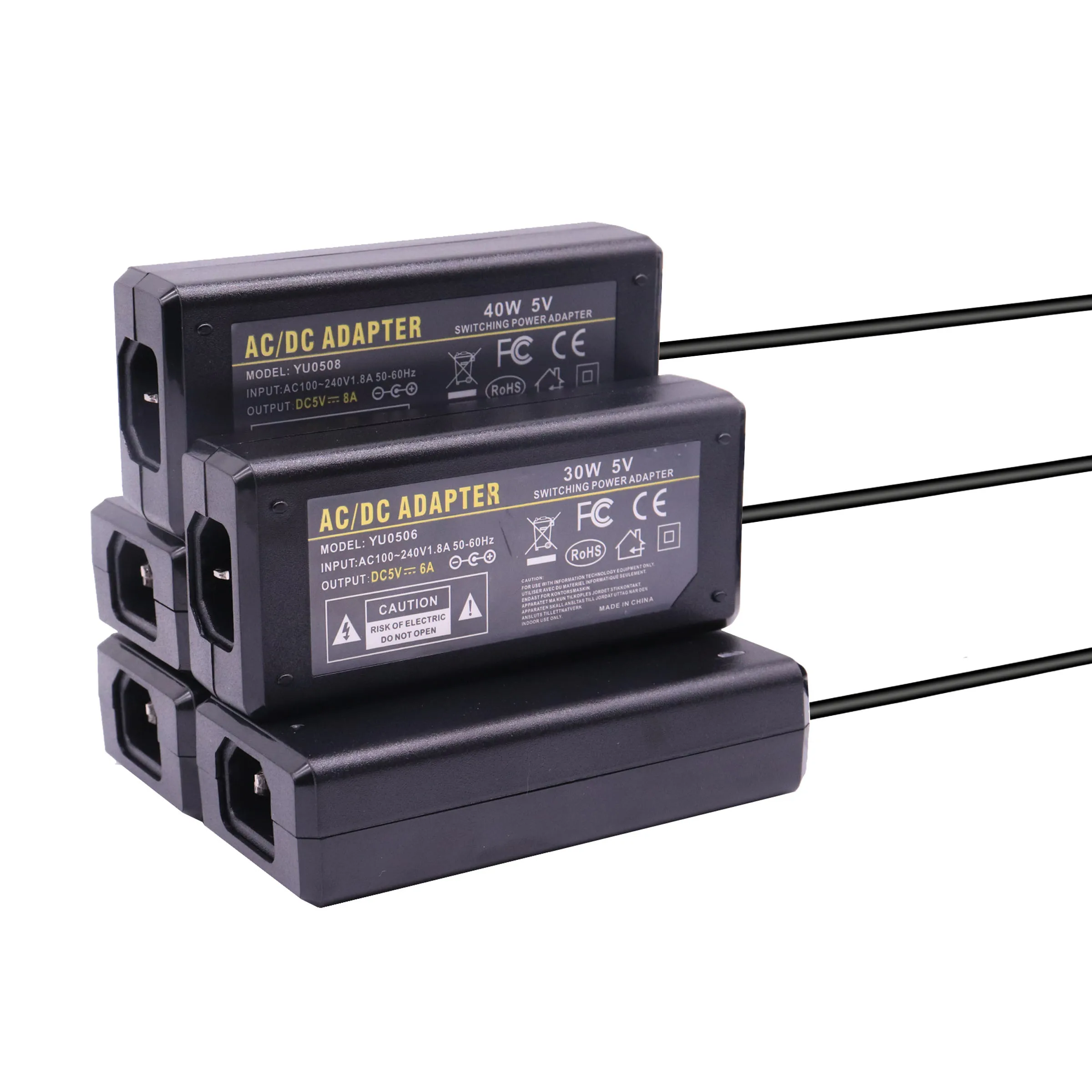 AC85-240V на DC5V/12V Светодиодный источник питания 2A 3A 5A 6A 8A 10A драйвер светодиодный трансформаторный адаптер
