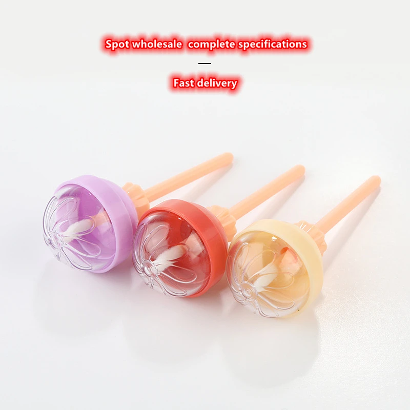 Spot Hot sale 6ml Lollipop multicolor lip glaze lip gloss empty tube can be customized cosmetic packaging material