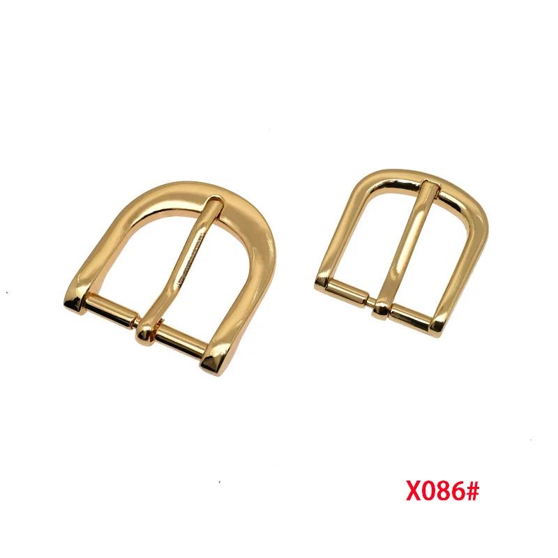 Ready to ship Italy style pin buckle 20/25mm inner size Zamak metal hardware women belt fastener garment fittings