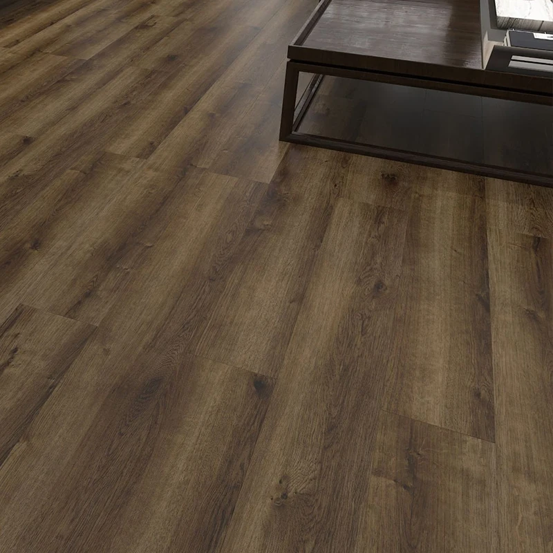 Modern Indoor Aba Ixpe Composite 3d Deep Embossed Luxury Plastic Interlocking Wood Texture Spc Vinyl Flooring