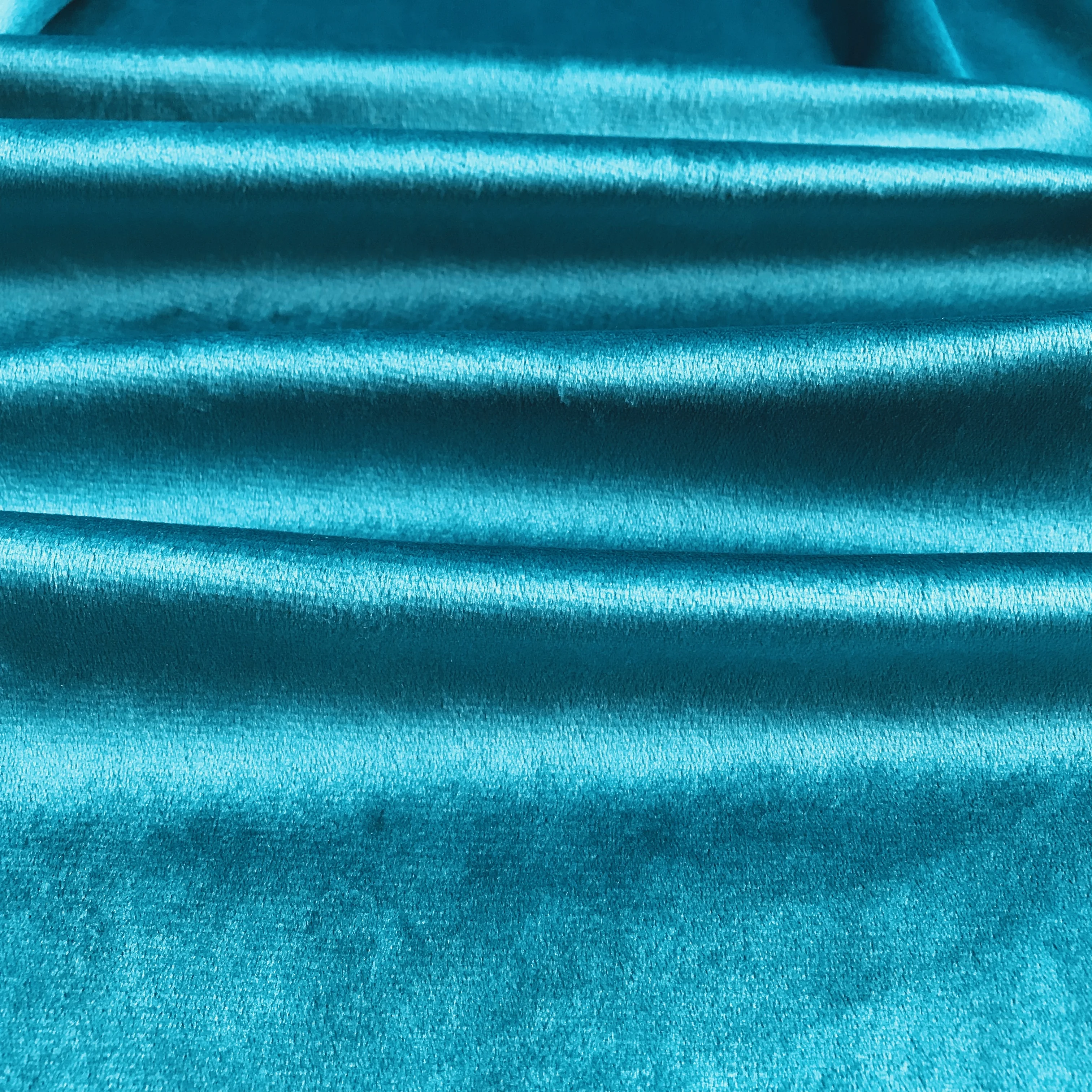 100% polyester high quality gloss soft velvet sofa curtain interior decoration fabric wholesale