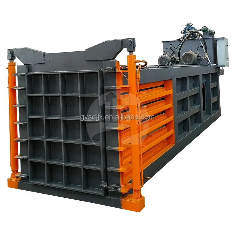 High efficiency waste paper hydraulic baler horizontal automatic plastic bottle baler