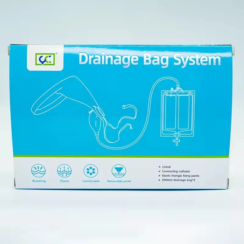 Portable Incontinence Male Urine Container Urine Collector Bag Silicone Urine Drainage Bag