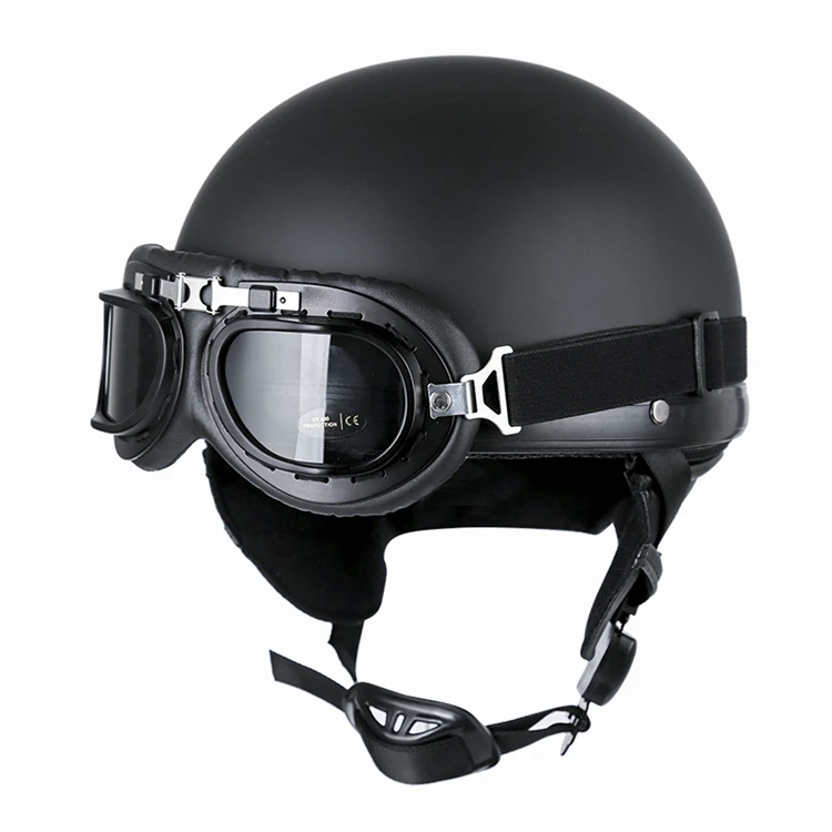 
 Motorcycle Thoughness Touring Pilot Jet Open face Half Helmets for Driver  