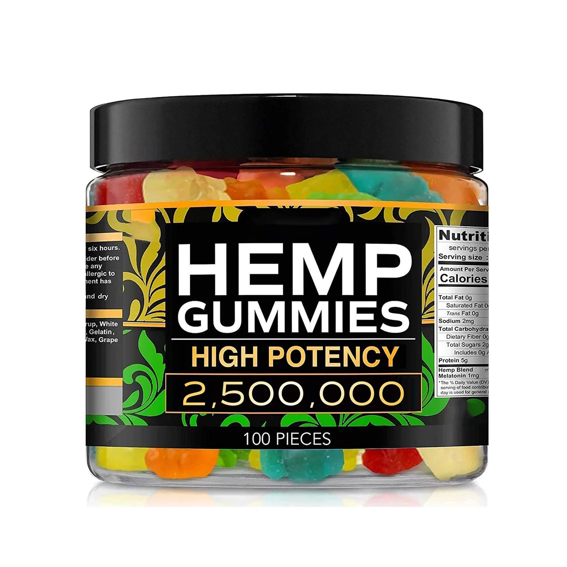 
Vegan Soft Hemp CBD Gummies Healthy Anxiety Relief Vitamin Sweet Gummy OEM/ODM 