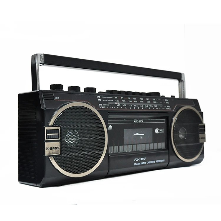 
 Px-149 Electronics Oem Portable Cd Tape Recorder Player Old Audio Cassettes Player Dack Pink Recorder Am Fm Radio One Pies  